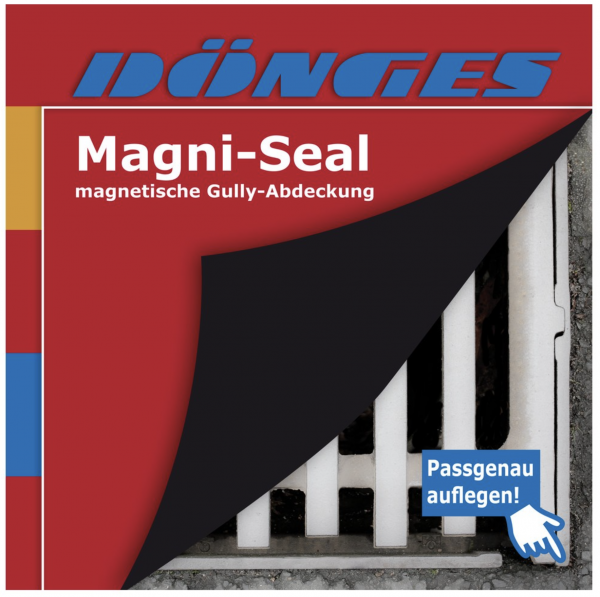 Gully Abdeckung Magni-Seal 60 x 60 cm Magnet Abdichtmatte Kanaldeckel